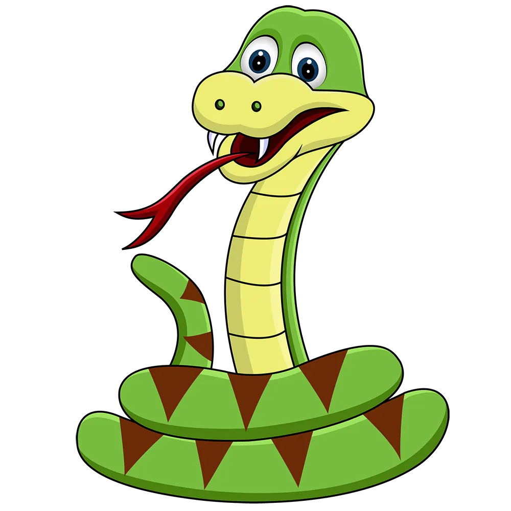 anaconda surrounded by vines, deep jungle scene, realistic png